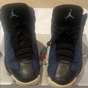 Jordan 13 Nike Blue and Black Sneakers 2021